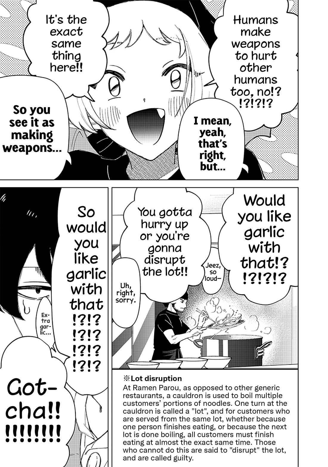 The Gals Who Always Say Insane Things: My Daily Life at a Private Paranormal High School Chapter 33 page 5 - Chapter 33: A vampire with tons of extra garlic kinda deal