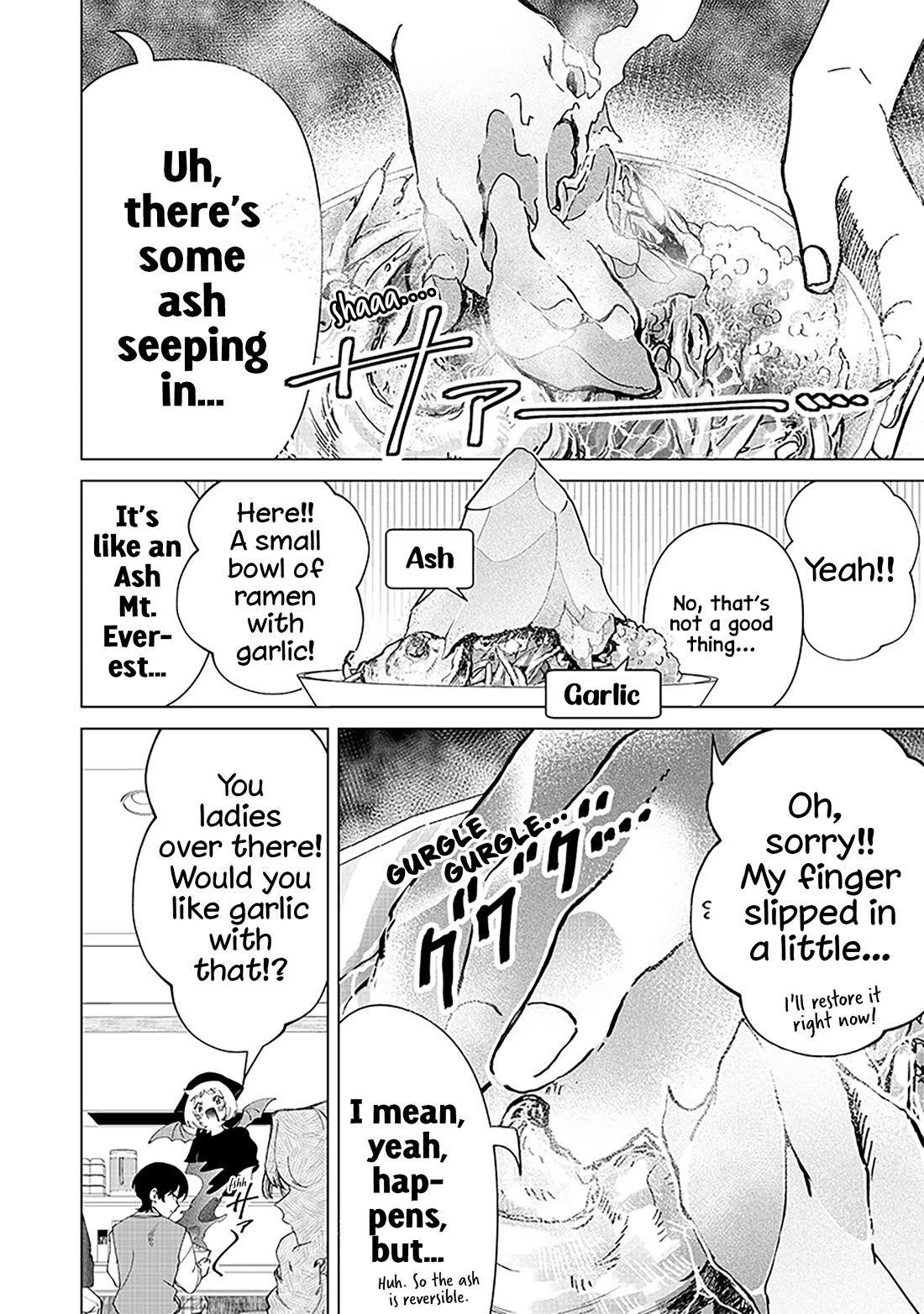 The Gals Who Always Say Insane Things: My Daily Life at a Private Paranormal High School Chapter 33 page 6 - Chapter 33: A vampire with tons of extra garlic kinda deal