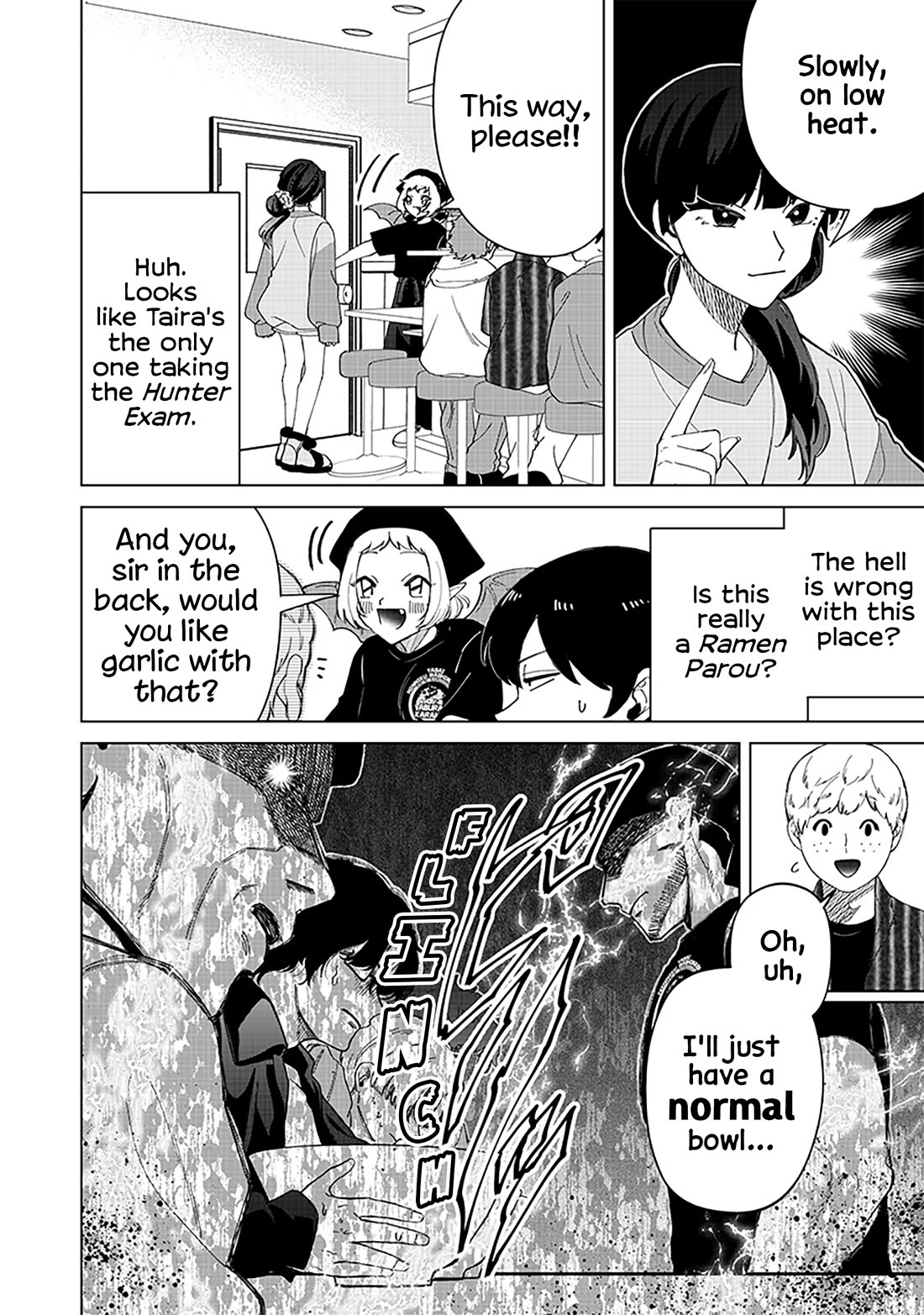 The Gals Who Always Say Insane Things: My Daily Life at a Private Paranormal High School Chapter 33 page 8 - Chapter 33: A vampire with tons of extra garlic kinda deal