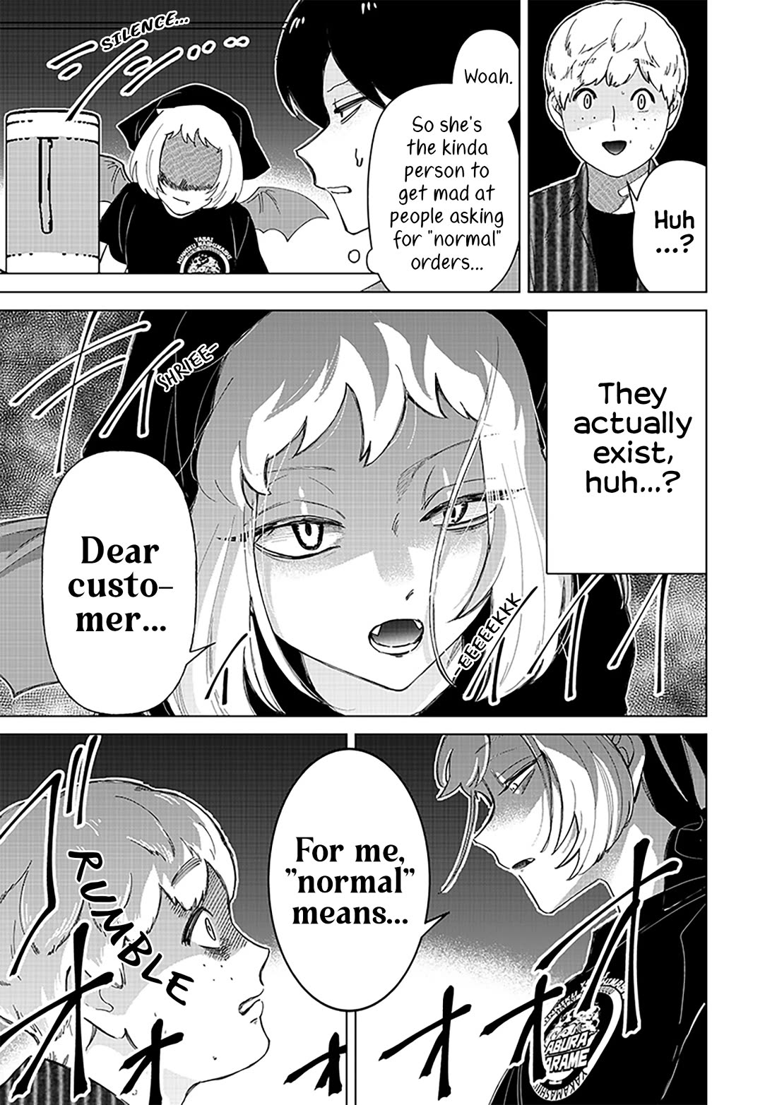 The Gals Who Always Say Insane Things: My Daily Life at a Private Paranormal High School Chapter 33 page 9 - Chapter 33: A vampire with tons of extra garlic kinda deal