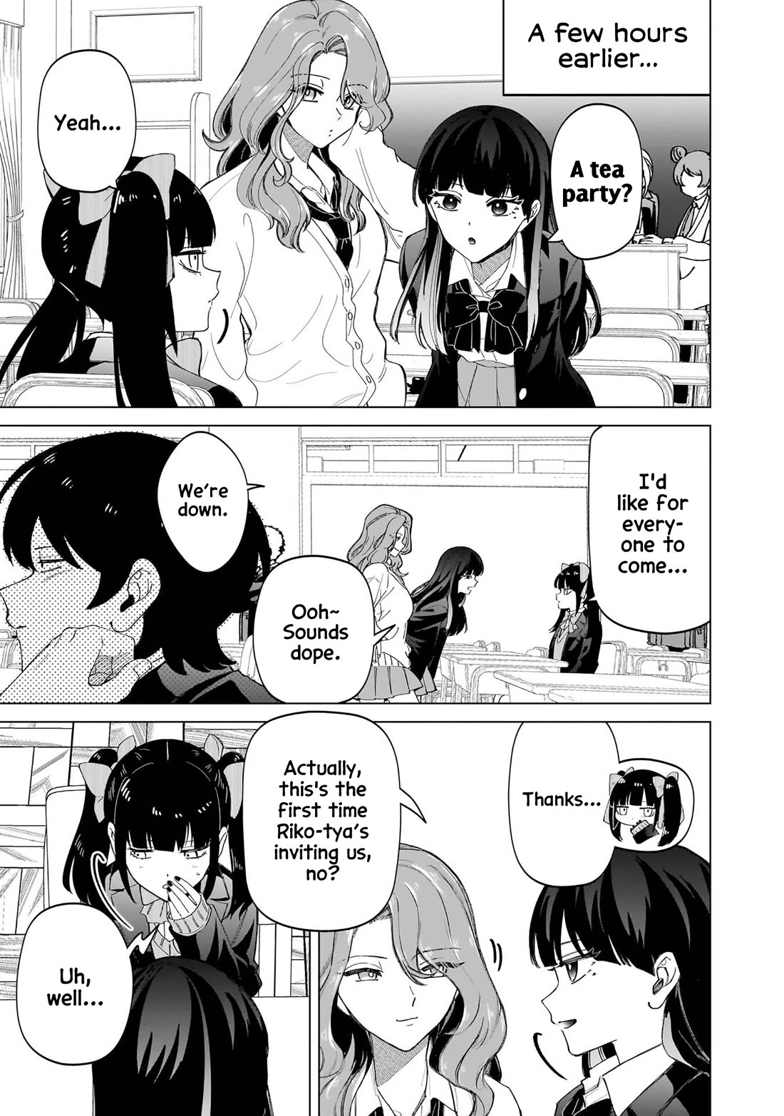 The Gals Who Always Say Insane Things: My Daily Life at a Private Paranormal High School Chapter 34 page 3 - Chapter 34: Following the path of tea kinda deal