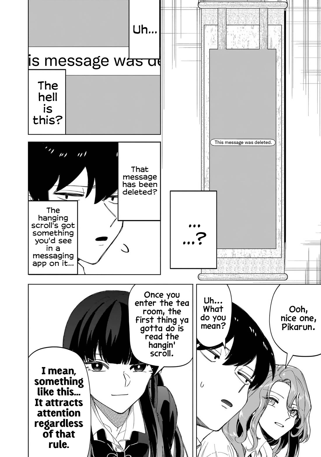 The Gals Who Always Say Insane Things: My Daily Life at a Private Paranormal High School Chapter 34 page 6 - Chapter 34: Following the path of tea kinda deal