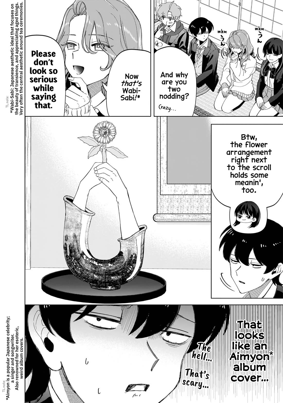 The Gals Who Always Say Insane Things: My Daily Life at a Private Paranormal High School Chapter 34 page 8 - Chapter 34: Following the path of tea kinda deal