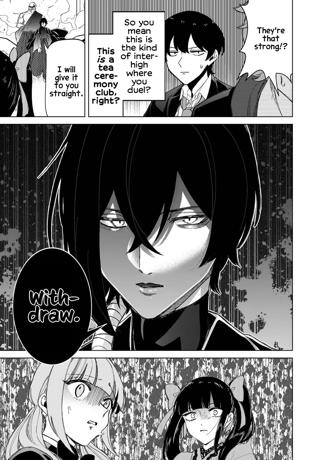 The Gals Who Always Say Insane Things: My Daily Life at a Private Paranormal High School Chapter 35 page 11 - Chapter 35: Struggling on the path of tea kinda deal (1st)