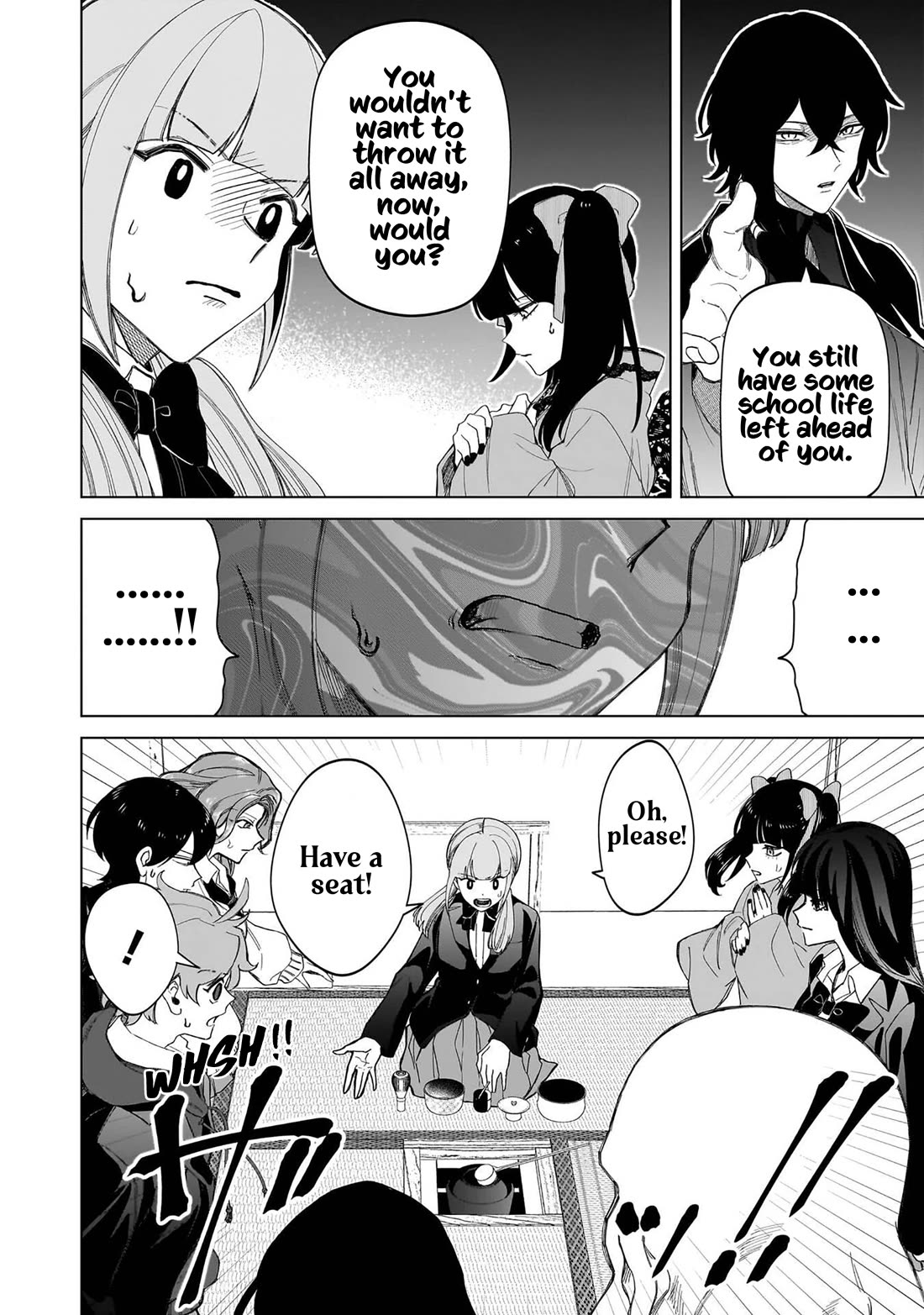 The Gals Who Always Say Insane Things: My Daily Life at a Private Paranormal High School Chapter 35 page 12 - Chapter 35: Struggling on the path of tea kinda deal (1st)