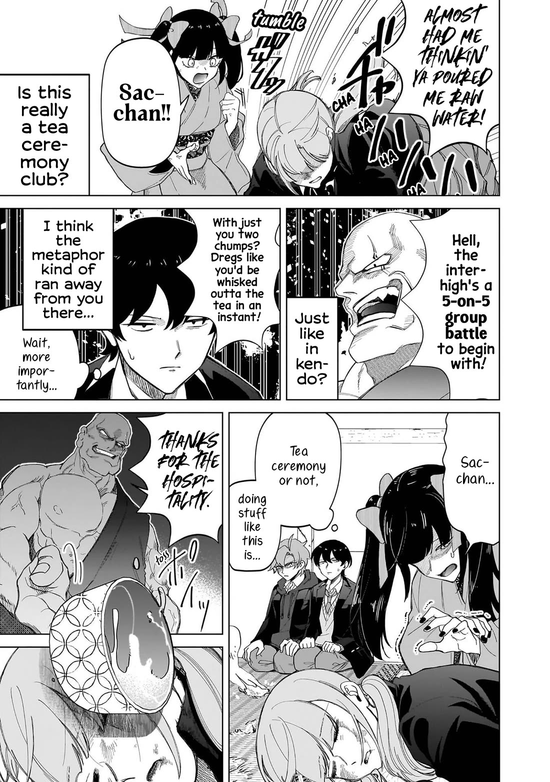 The Gals Who Always Say Insane Things: My Daily Life at a Private Paranormal High School Chapter 35 page 15 - Chapter 35: Struggling on the path of tea kinda deal (1st)