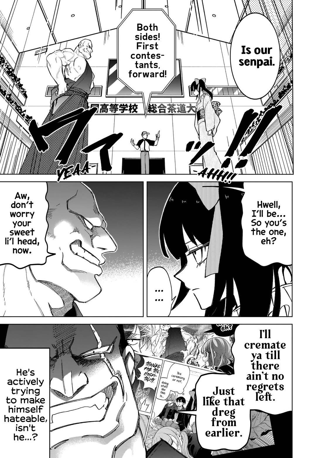 The Gals Who Always Say Insane Things: My Daily Life at a Private Paranormal High School Chapter 36 page 11 - Chapter 36: Struggling on the path of tea kinda deal (2nd)