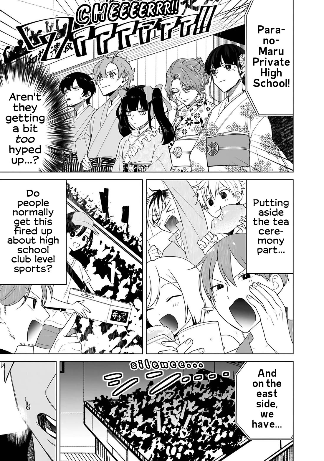 The Gals Who Always Say Insane Things: My Daily Life at a Private Paranormal High School Chapter 36 page 3 - Chapter 36: Struggling on the path of tea kinda deal (2nd)