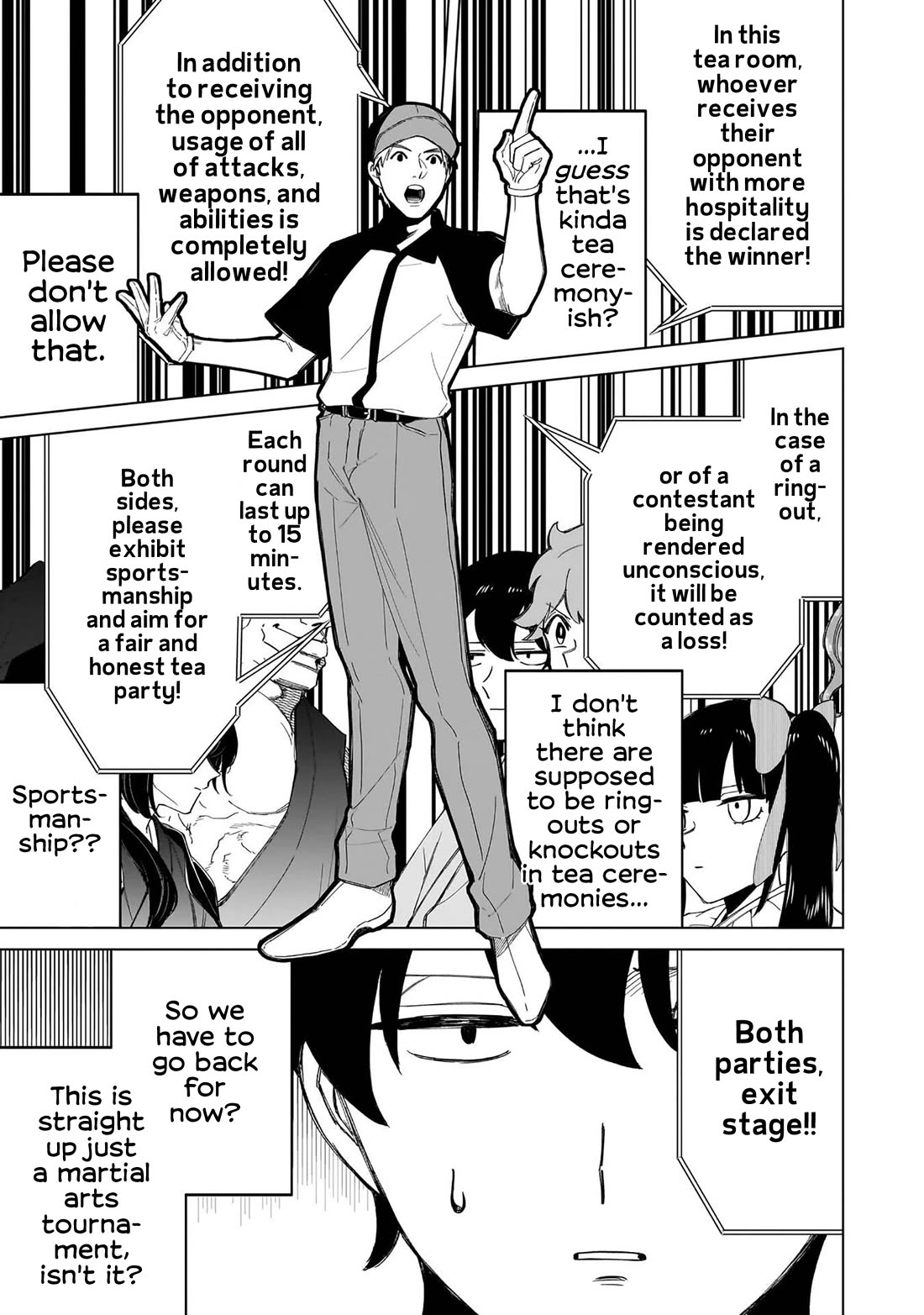 The Gals Who Always Say Insane Things: My Daily Life at a Private Paranormal High School Chapter 36 page 7 - Chapter 36: Struggling on the path of tea kinda deal (2nd)