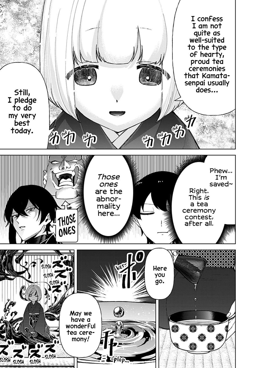 The Gals Who Always Say Insane Things: My Daily Life at a Private Paranormal High School Chapter 37 page 13 - Chapter 37: Struggling on the path of tea kinda deal (3rd)