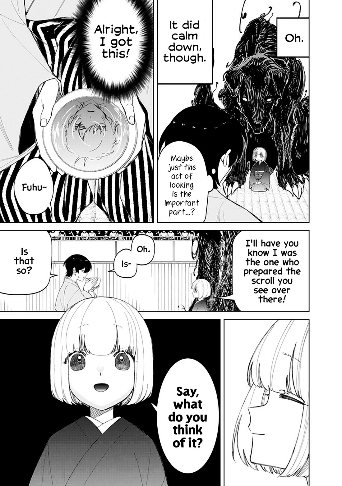 The Gals Who Always Say Insane Things: My Daily Life at a Private Paranormal High School Chapter 38 page 11 - Chapter 38: Struggling on the path of tea kinda deal (4th)