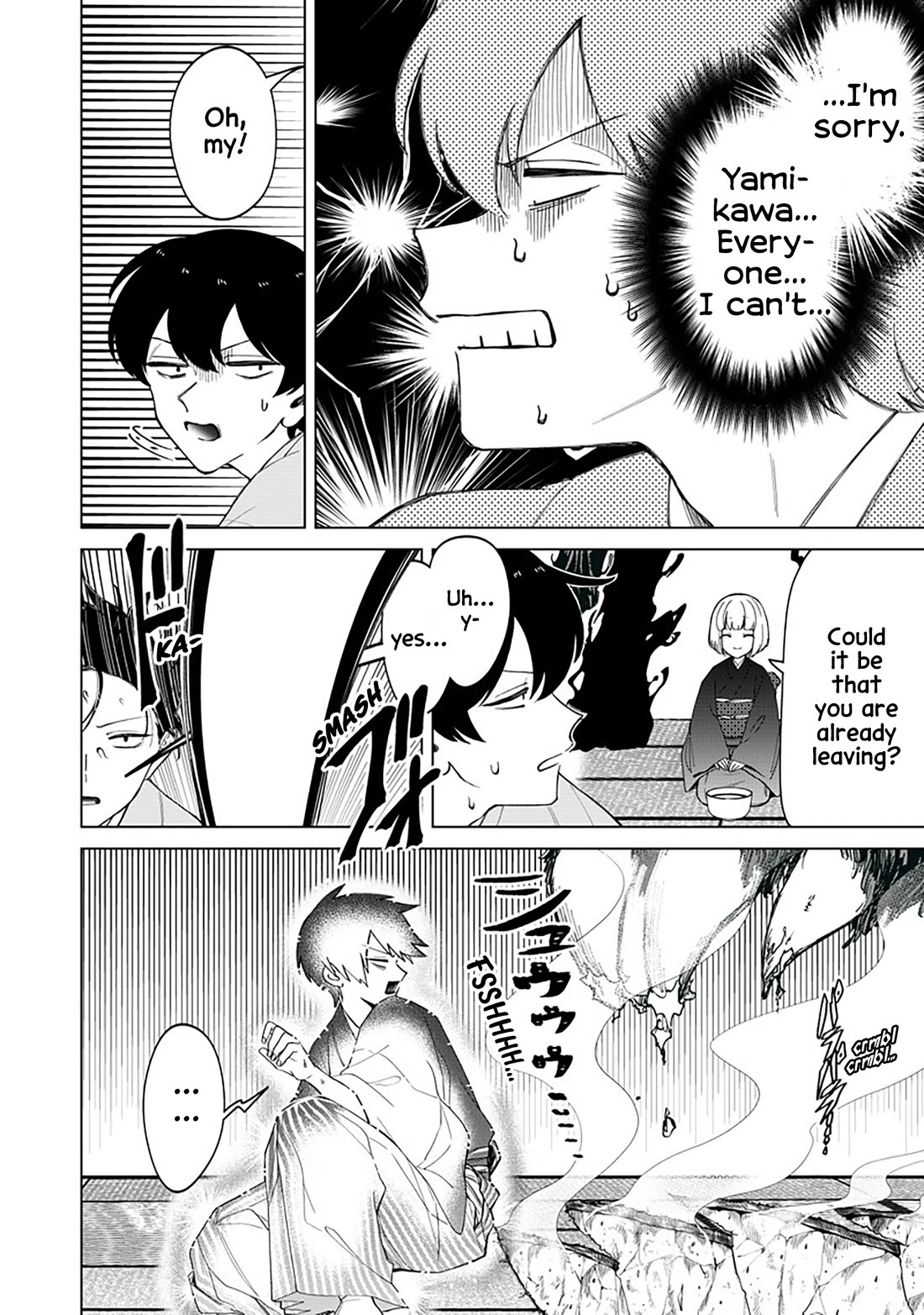 The Gals Who Always Say Insane Things: My Daily Life at a Private Paranormal High School Chapter 38 page 4 - Chapter 38: Struggling on the path of tea kinda deal (4th)