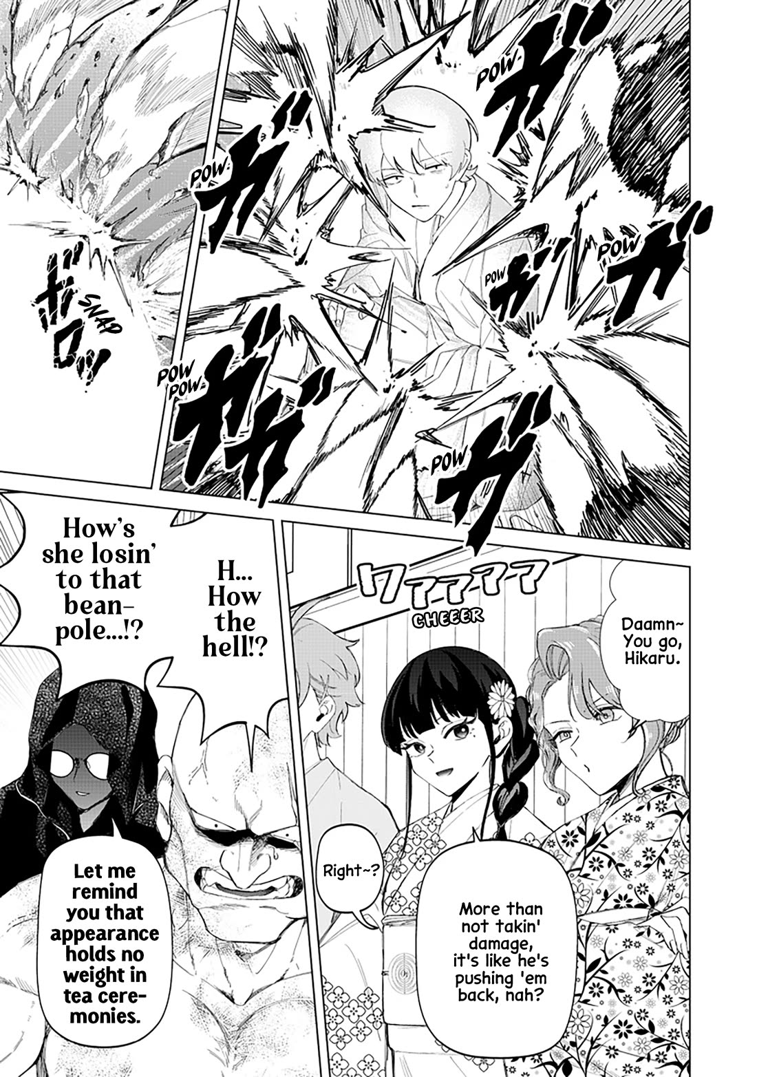 The Gals Who Always Say Insane Things: My Daily Life at a Private Paranormal High School Chapter 39 page 5 - Chapter 39: Struggling on the path of tea kinda deal (5th)