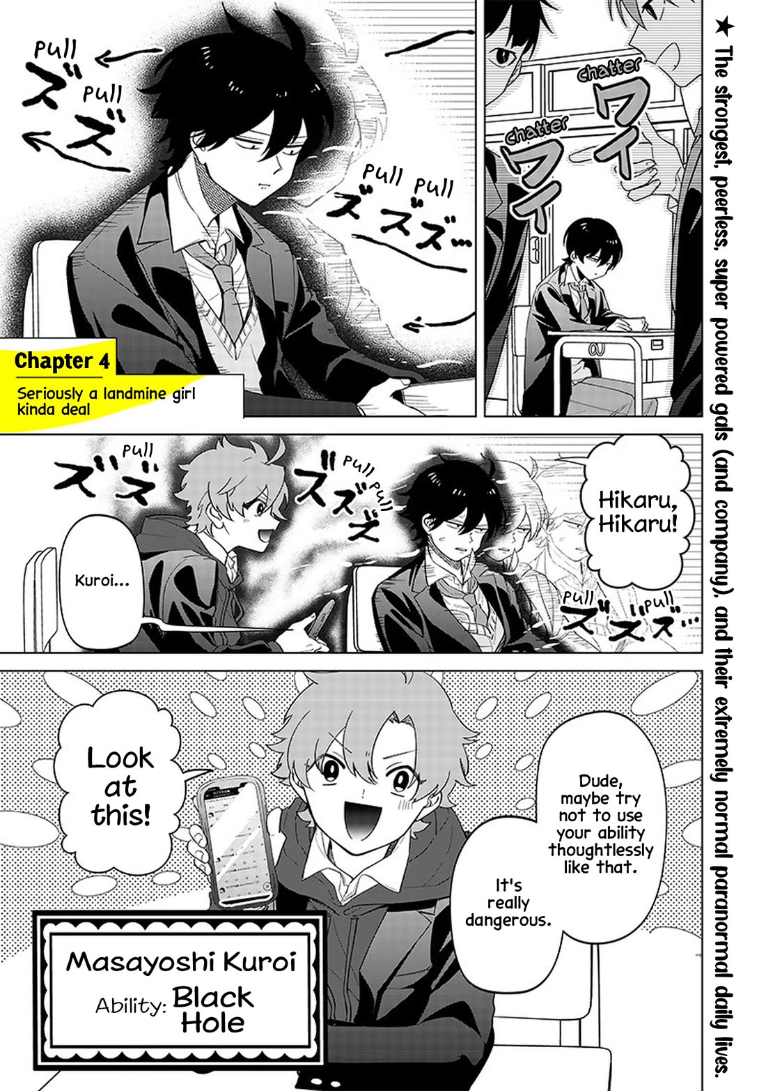 The Gals Who Always Say Insane Things: My Daily Life at a Private Paranormal High School Chapter 4 page 2 - Chapter 4: Seriously a landmine girl kinda deal