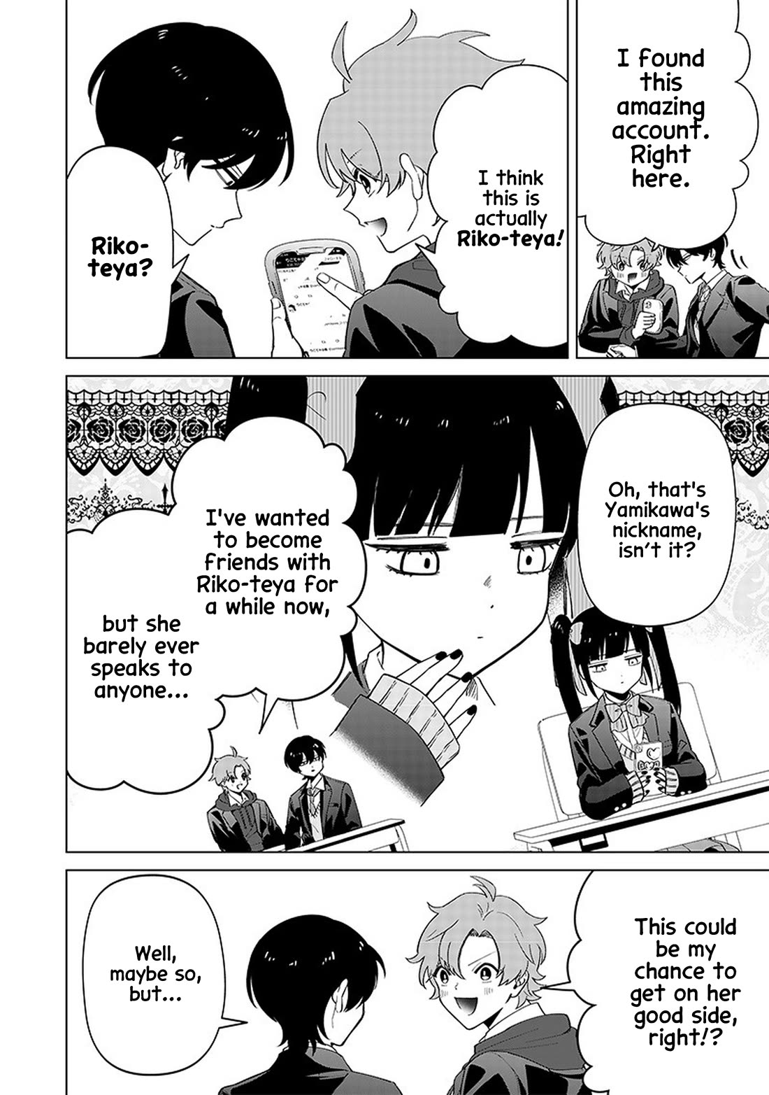 The Gals Who Always Say Insane Things: My Daily Life at a Private Paranormal High School Chapter 4 page 3 - Chapter 4: Seriously a landmine girl kinda deal