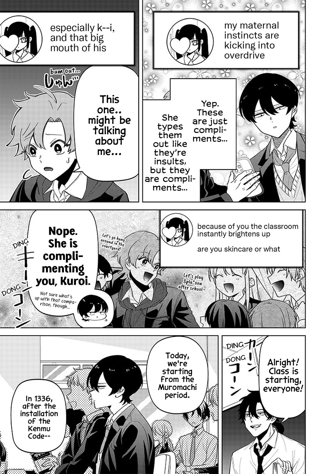 The Gals Who Always Say Insane Things: My Daily Life at a Private Paranormal High School Chapter 4 page 6 - Chapter 4: Seriously a landmine girl kinda deal