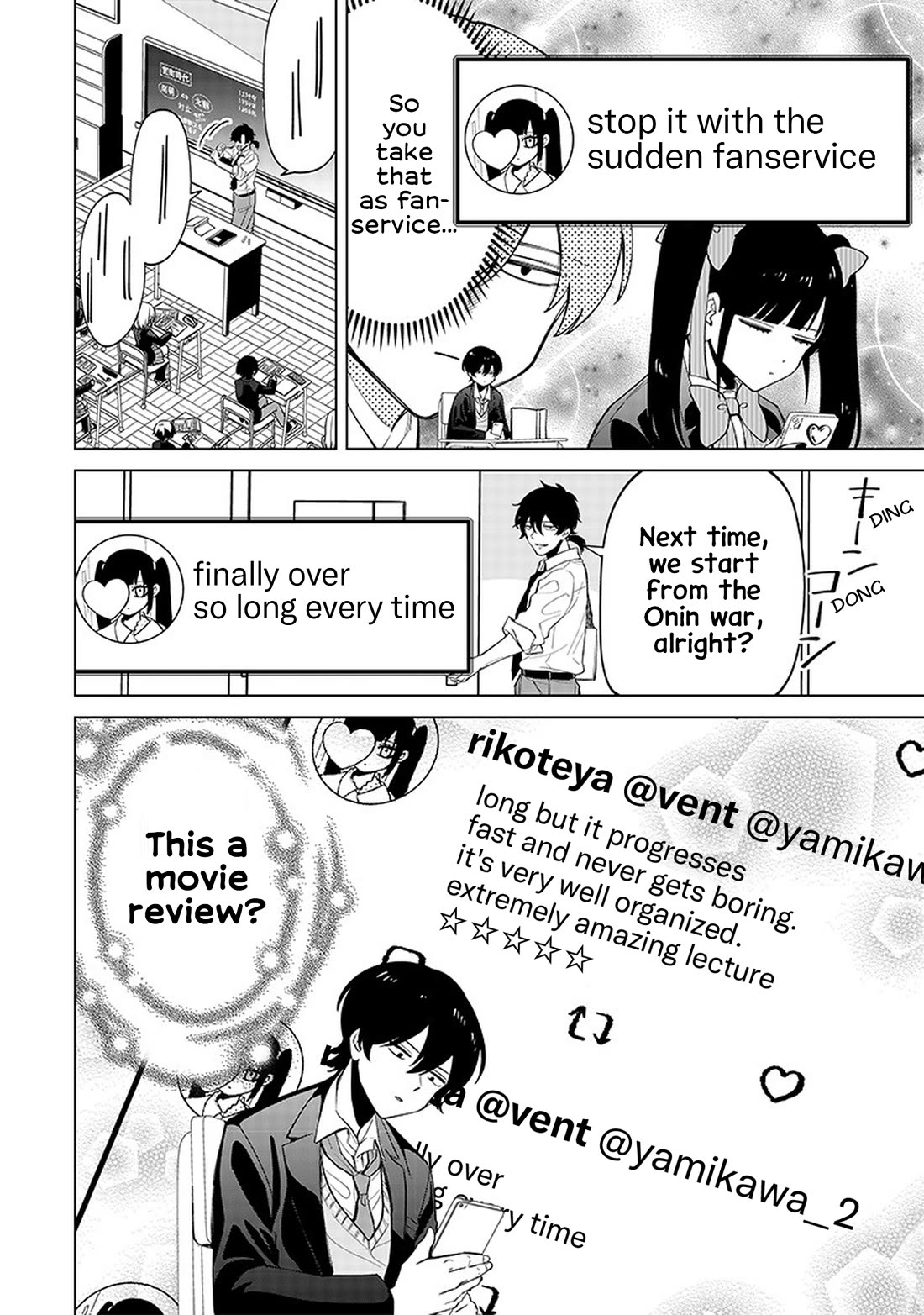 The Gals Who Always Say Insane Things: My Daily Life at a Private Paranormal High School Chapter 4 page 9 - Chapter 4: Seriously a landmine girl kinda deal