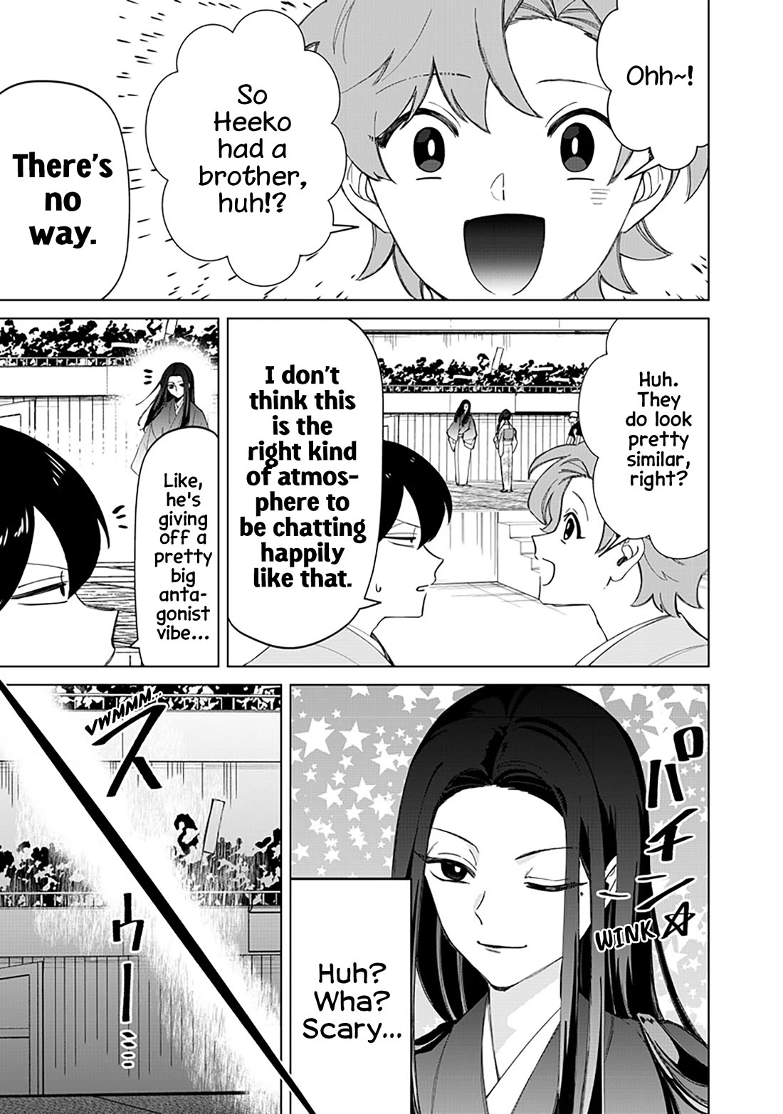The Gals Who Always Say Insane Things: My Daily Life at a Private Paranormal High School Chapter 41 page 3 - Chapter 41: Struggling on the path of tea kinda deal (7th)