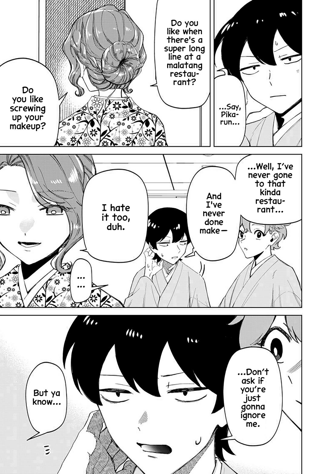 The Gals Who Always Say Insane Things: My Daily Life at a Private Paranormal High School Chapter 42 page 11 - Chapter 42: Struggling on the path of tea kinda deal (8th)