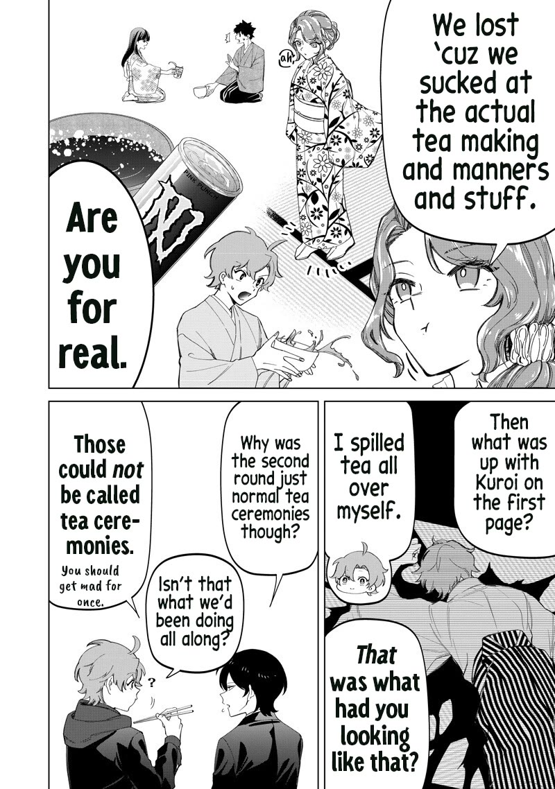The Gals Who Always Say Insane Things: My Daily Life at a Private Paranormal High School Chapter 45 page 4 - Chapter 45: Going to a wrap-up party kinda deal