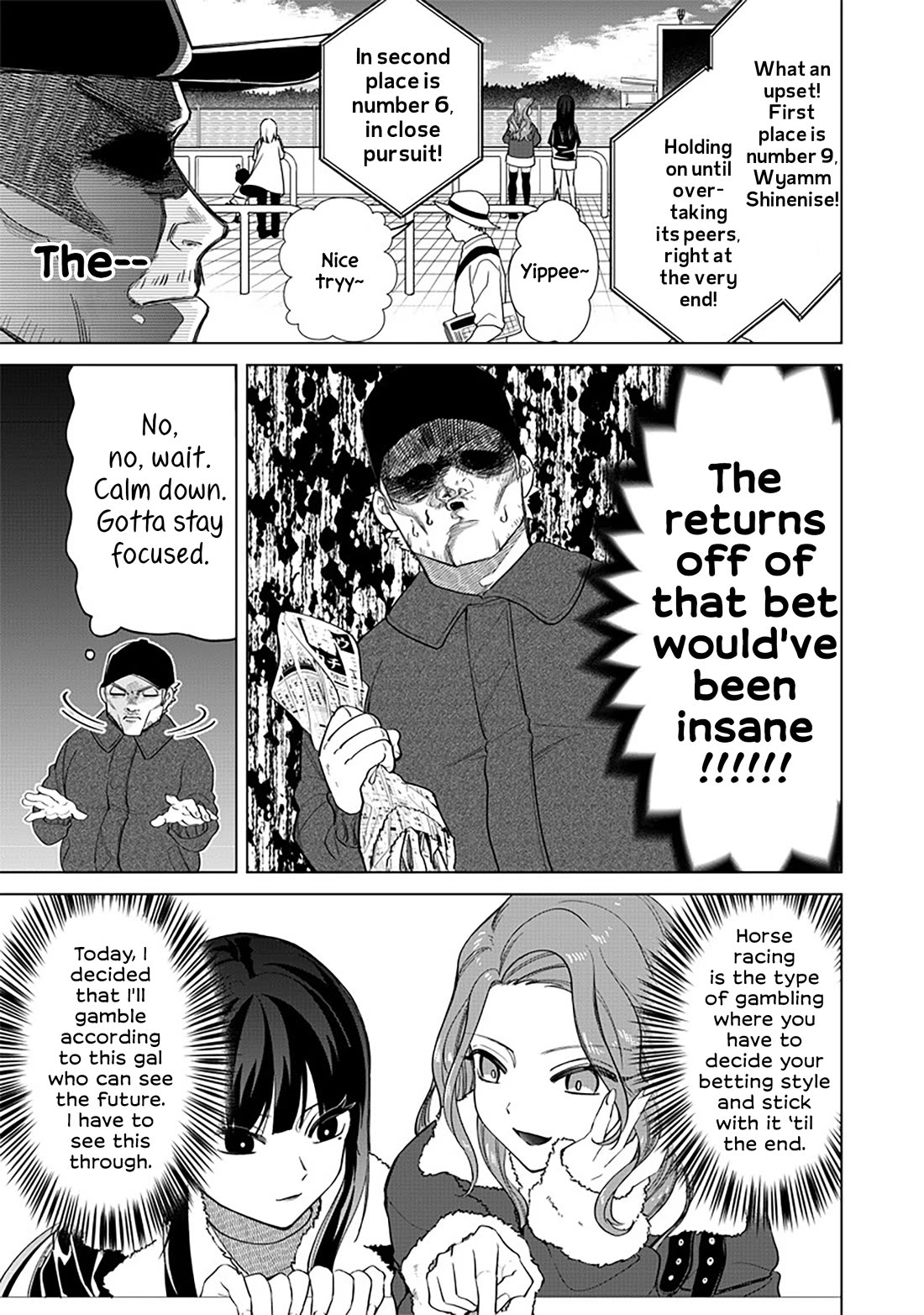The Gals Who Always Say Insane Things: My Daily Life at a Private Paranormal High School Chapter 5 page 10 - Chapter 5: Having foresight, but gambling normally kinda deal
