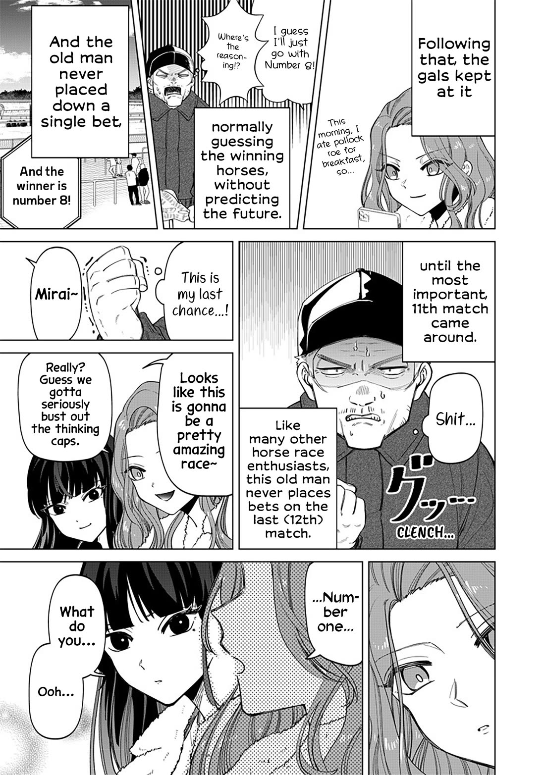 The Gals Who Always Say Insane Things: My Daily Life at a Private Paranormal High School Chapter 5 page 14 - Chapter 5: Having foresight, but gambling normally kinda deal