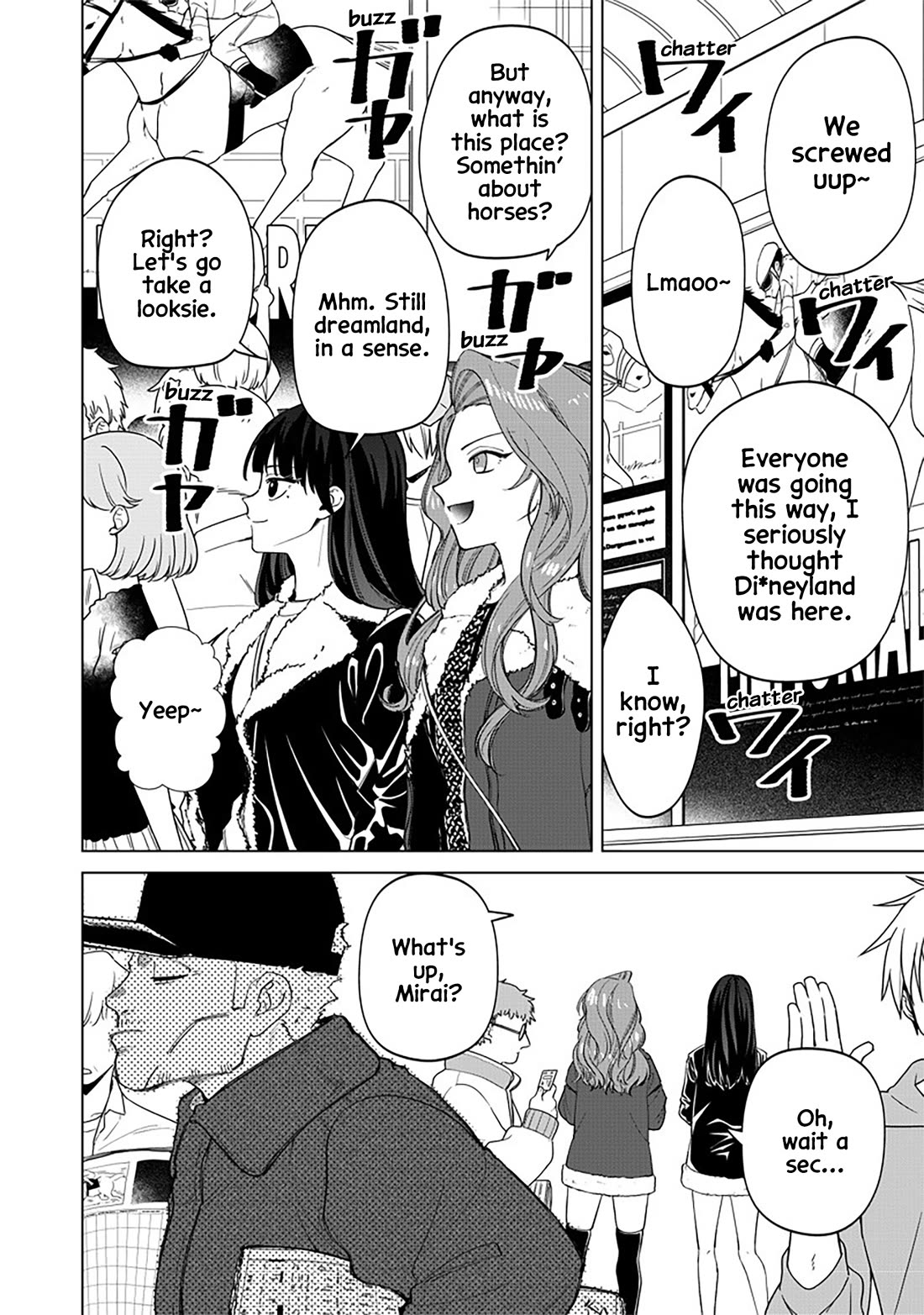 The Gals Who Always Say Insane Things: My Daily Life at a Private Paranormal High School Chapter 5 page 3 - Chapter 5: Having foresight, but gambling normally kinda deal