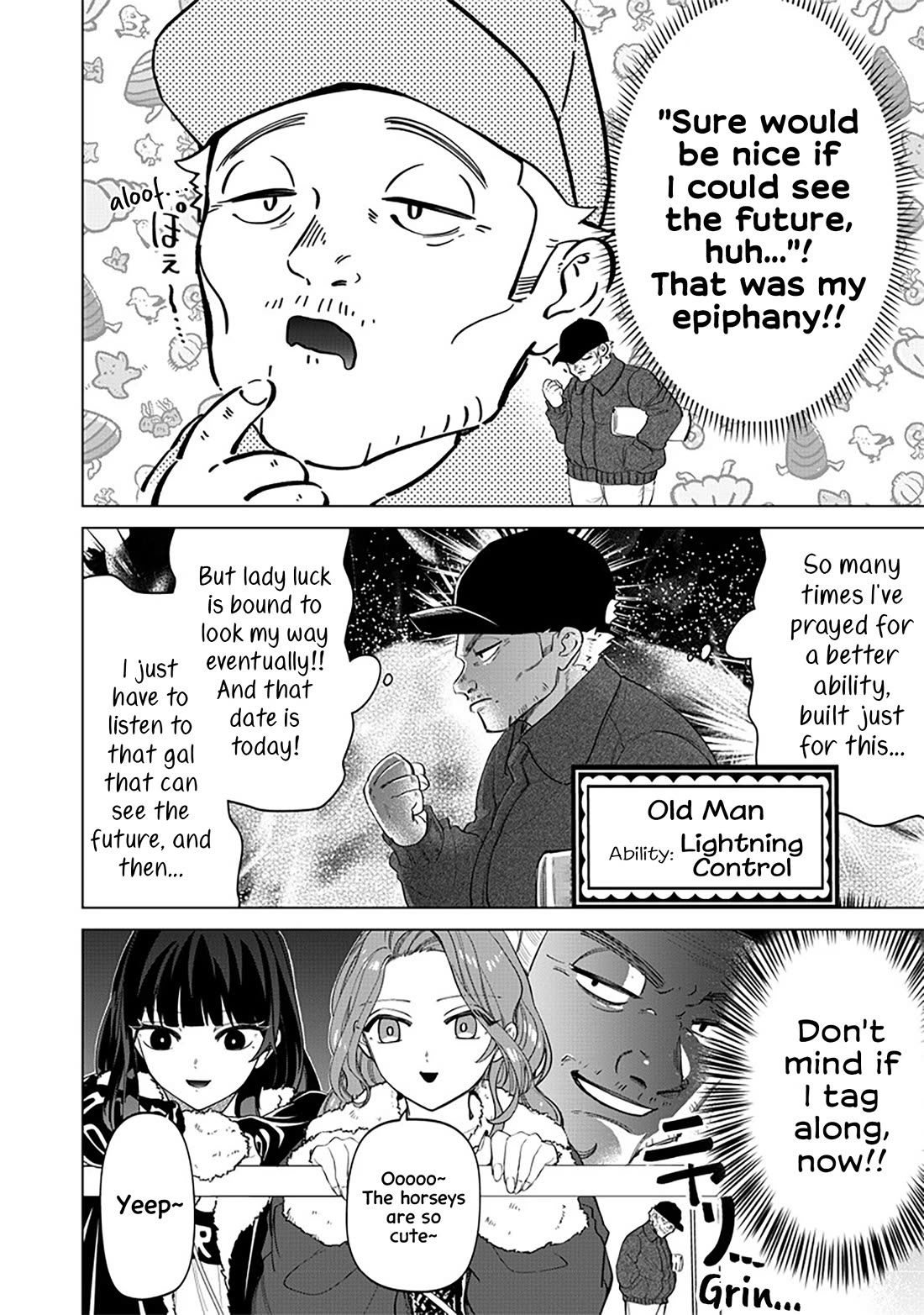 The Gals Who Always Say Insane Things: My Daily Life at a Private Paranormal High School Chapter 5 page 5 - Chapter 5: Having foresight, but gambling normally kinda deal
