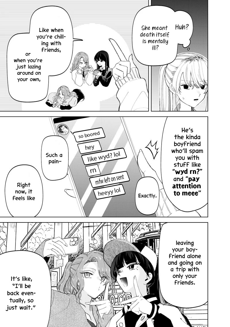 The Gals Who Always Say Insane Things: My Daily Life at a Private Paranormal High School Chapter 50 page 9 - Chapter 50: I wanna not exist kinda deal