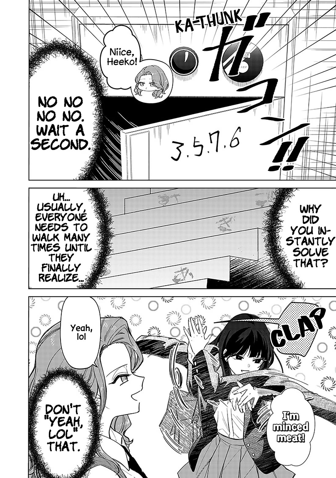 The Gals Who Always Say Insane Things: My Daily Life at a Private Paranormal High School Chapter 6 page 12 - Chapter 6: Can't really leave kinda deal