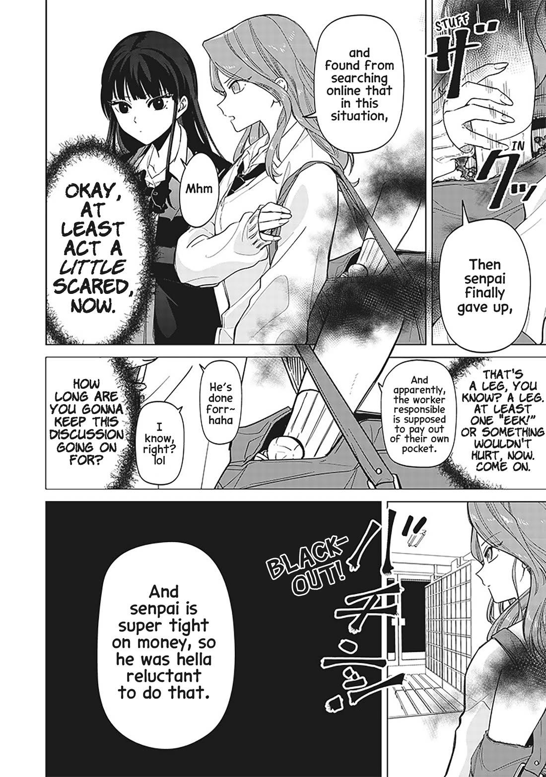 The Gals Who Always Say Insane Things: My Daily Life at a Private Paranormal High School Chapter 6 page 14 - Chapter 6: Can't really leave kinda deal