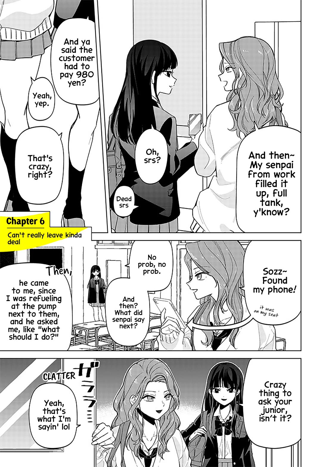 The Gals Who Always Say Insane Things: My Daily Life at a Private Paranormal High School Chapter 6 page 3 - Chapter 6: Can't really leave kinda deal