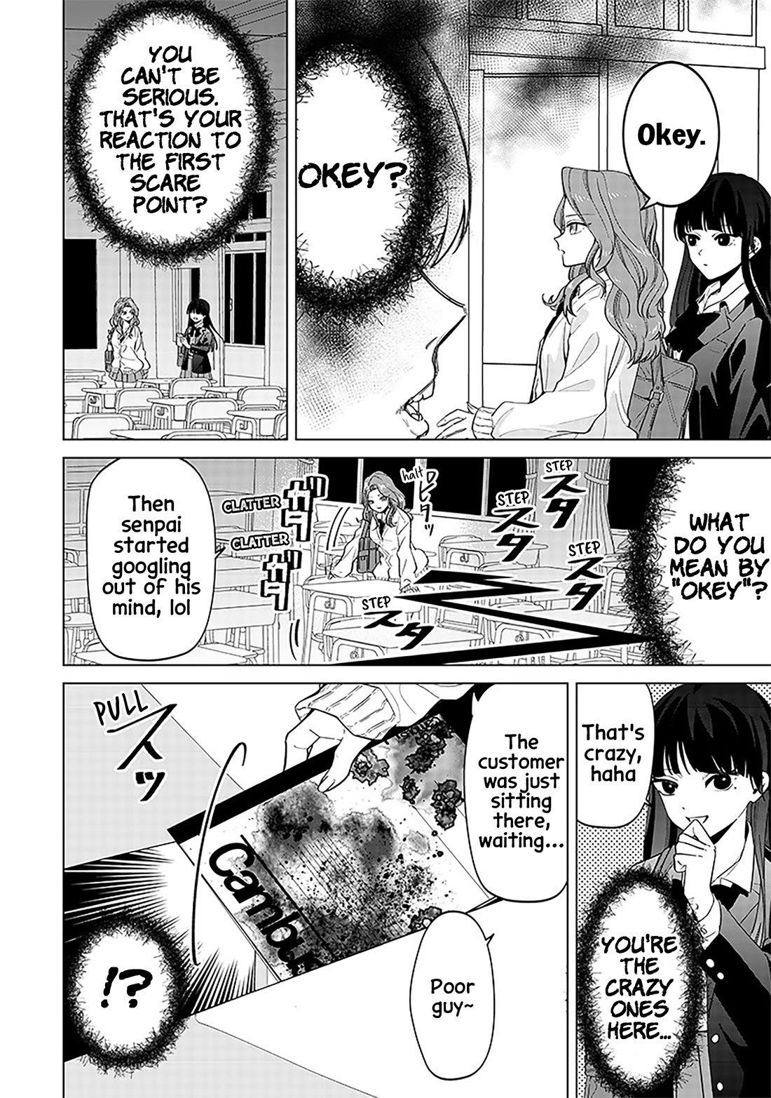 The Gals Who Always Say Insane Things: My Daily Life at a Private Paranormal High School Chapter 6 page 8 - Chapter 6: Can't really leave kinda deal