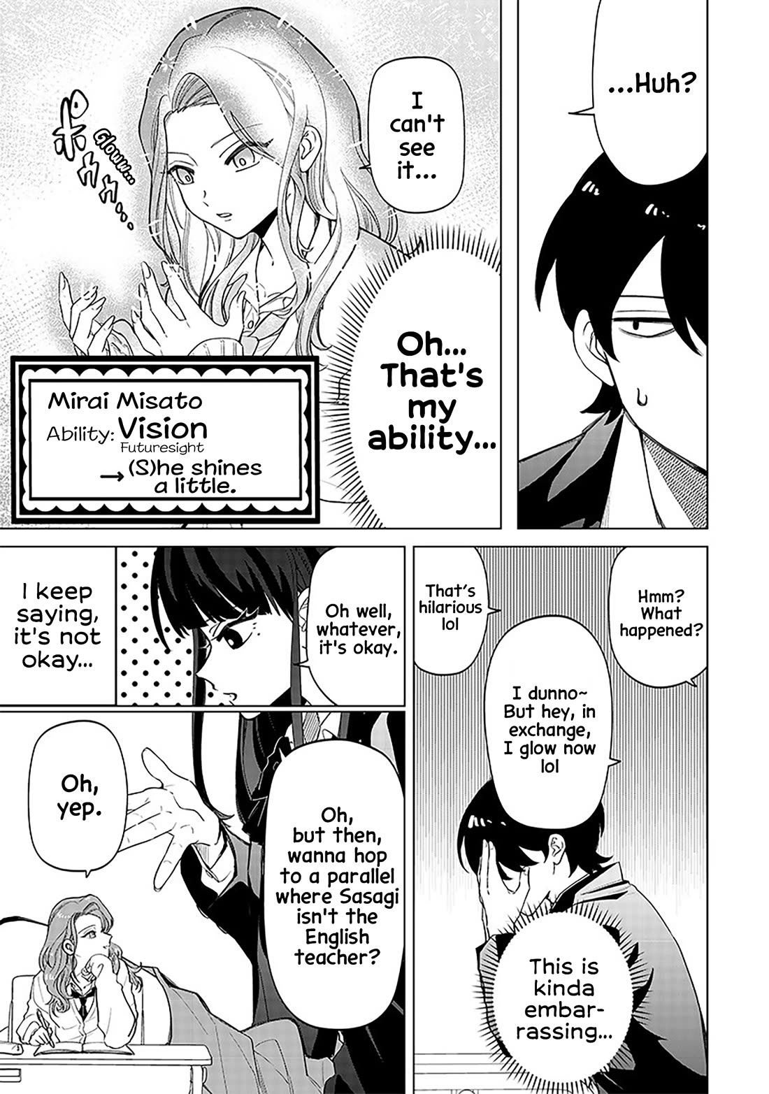 The Gals Who Always Say Insane Things: My Daily Life at a Private Paranormal High School Chapter 7 page 14 - Chapter 7: Giving valentine's chocolate to everyone kinda deal