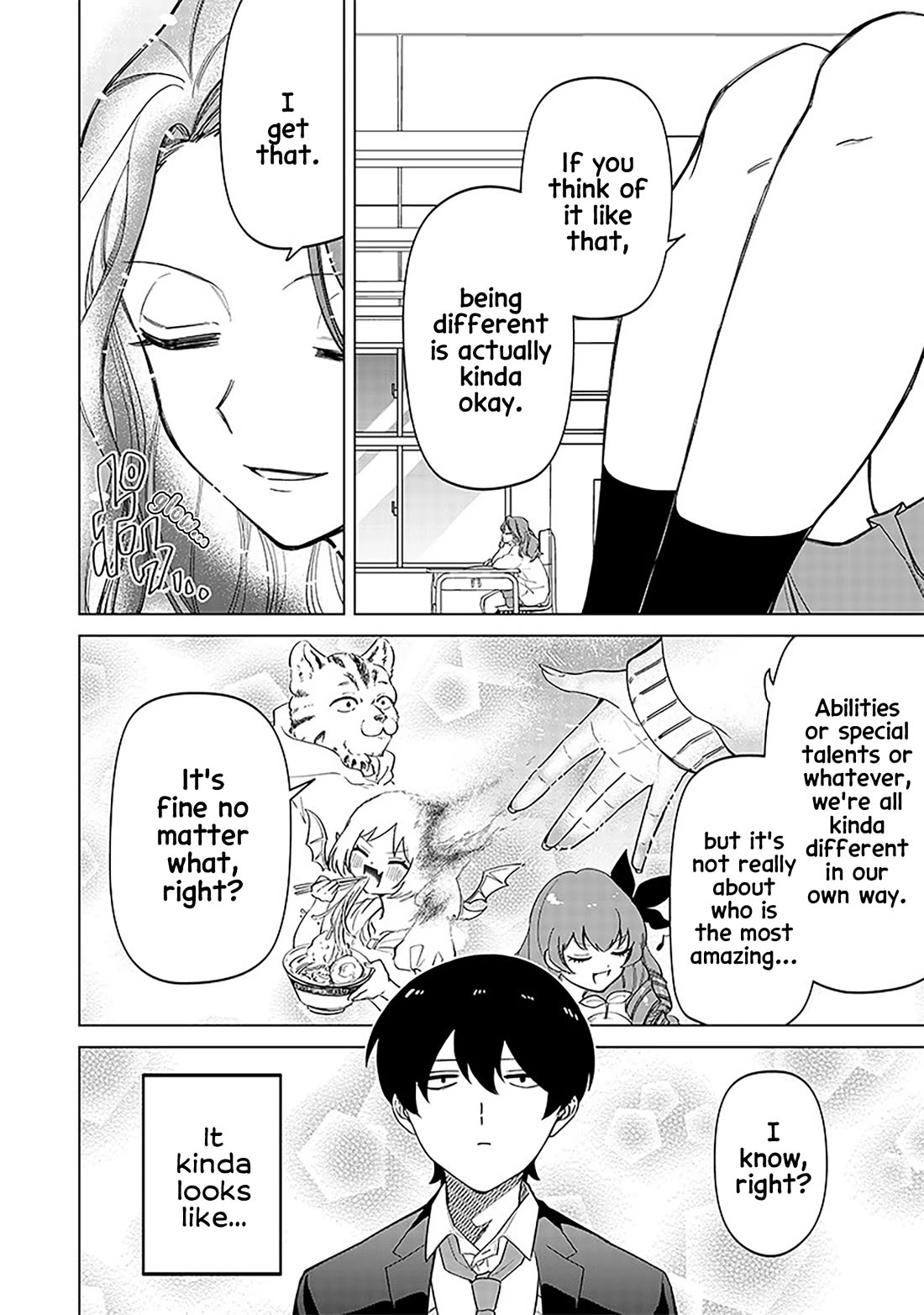 The Gals Who Always Say Insane Things: My Daily Life at a Private Paranormal High School Chapter 7 page 17 - Chapter 7: Giving valentine's chocolate to everyone kinda deal
