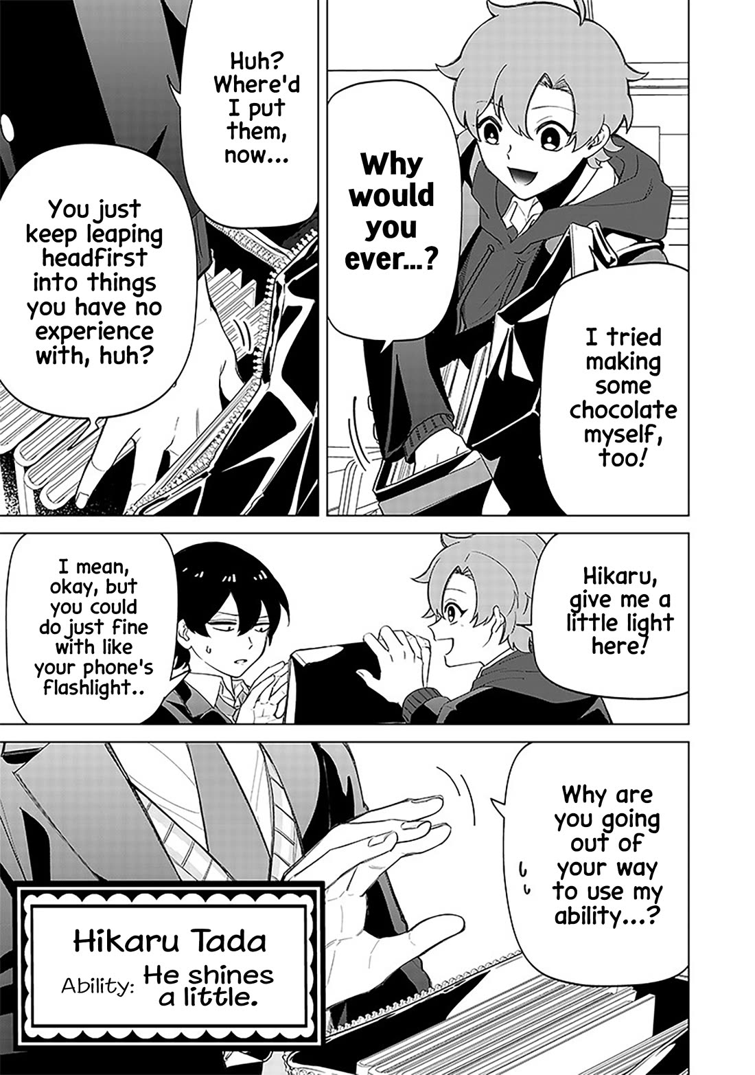 The Gals Who Always Say Insane Things: My Daily Life at a Private Paranormal High School Chapter 7 page 6 - Chapter 7: Giving valentine's chocolate to everyone kinda deal