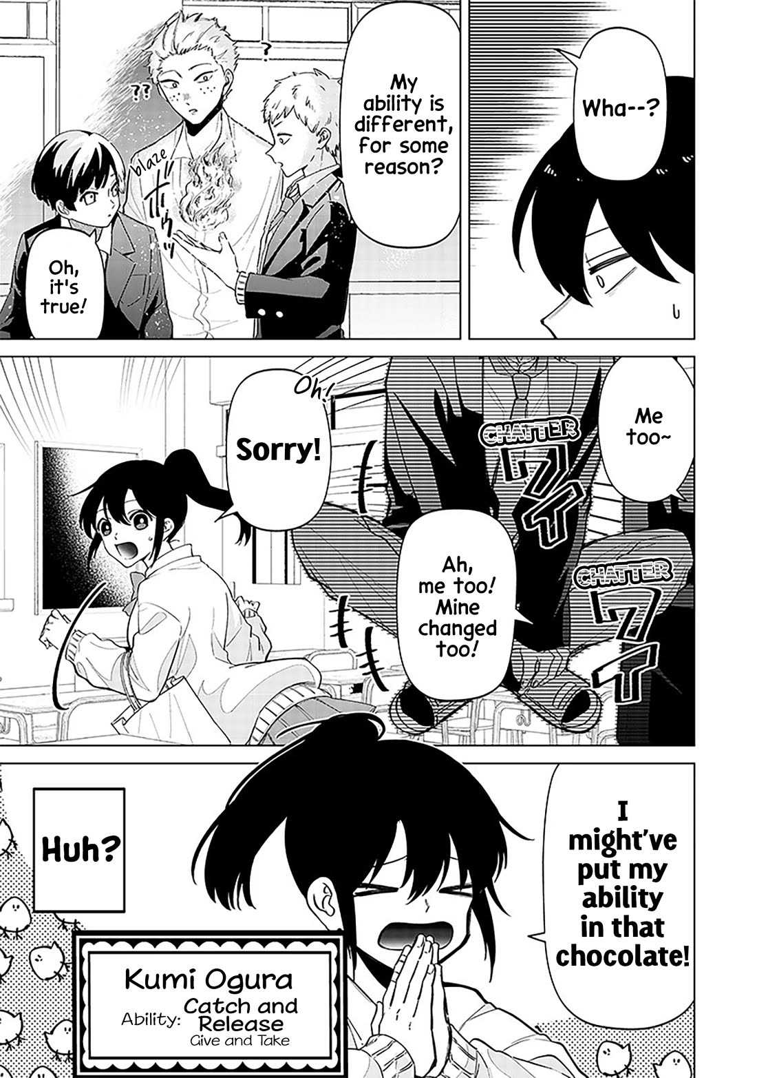 The Gals Who Always Say Insane Things: My Daily Life at a Private Paranormal High School Chapter 7 page 8 - Chapter 7: Giving valentine's chocolate to everyone kinda deal