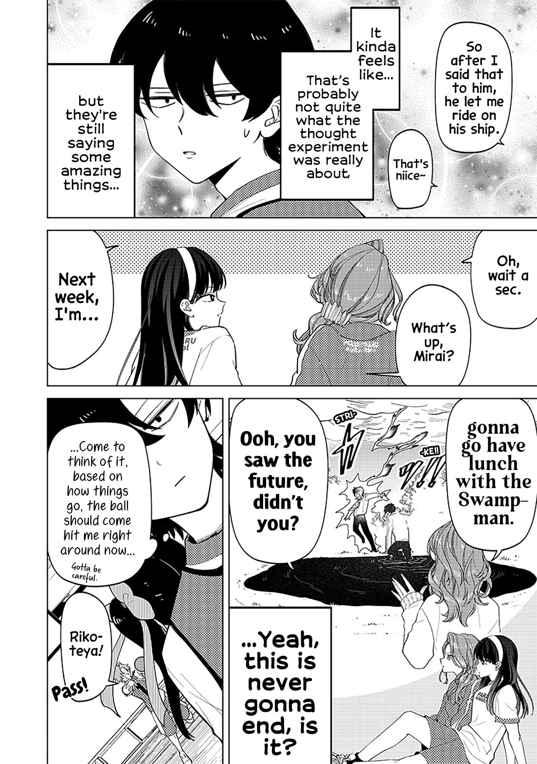 The Gals Who Always Say Insane Things: My Daily Life at a Private Paranormal High School Chapter 8 page 16 - Chapter 8: Solving consecutively kinda deal