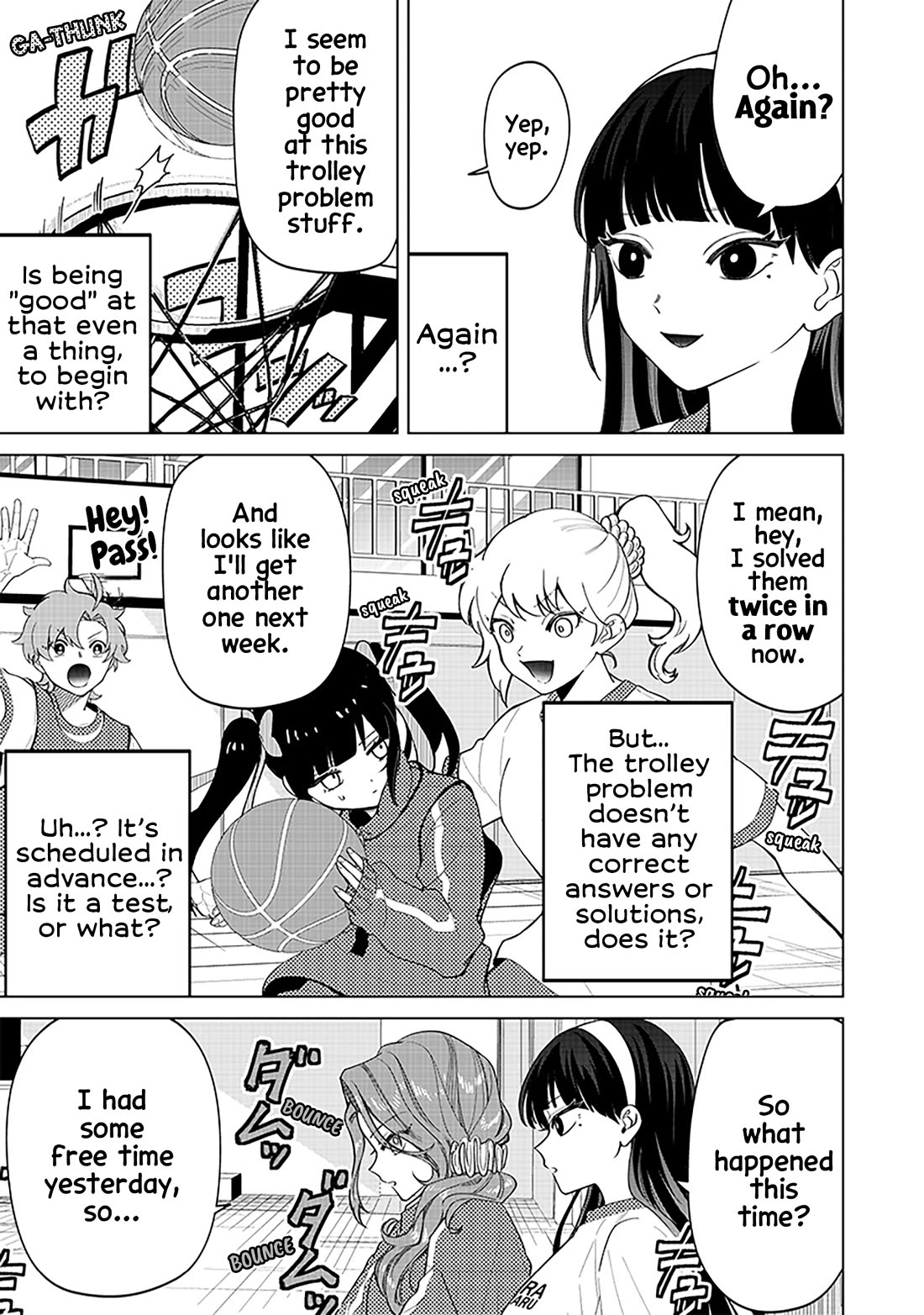 The Gals Who Always Say Insane Things: My Daily Life at a Private Paranormal High School Chapter 8 page 3 - Chapter 8: Solving consecutively kinda deal