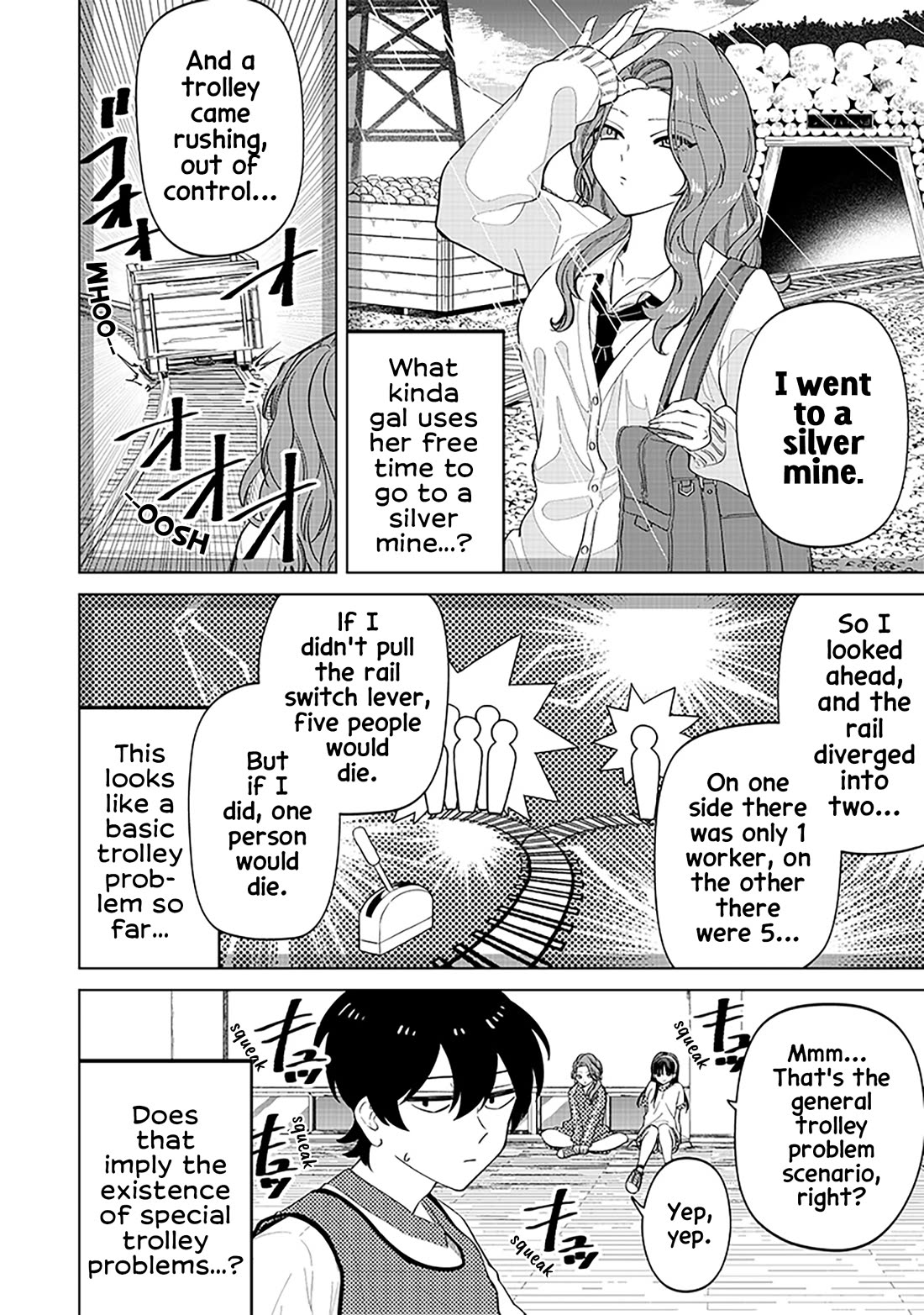 The Gals Who Always Say Insane Things: My Daily Life at a Private Paranormal High School Chapter 8 page 4 - Chapter 8: Solving consecutively kinda deal