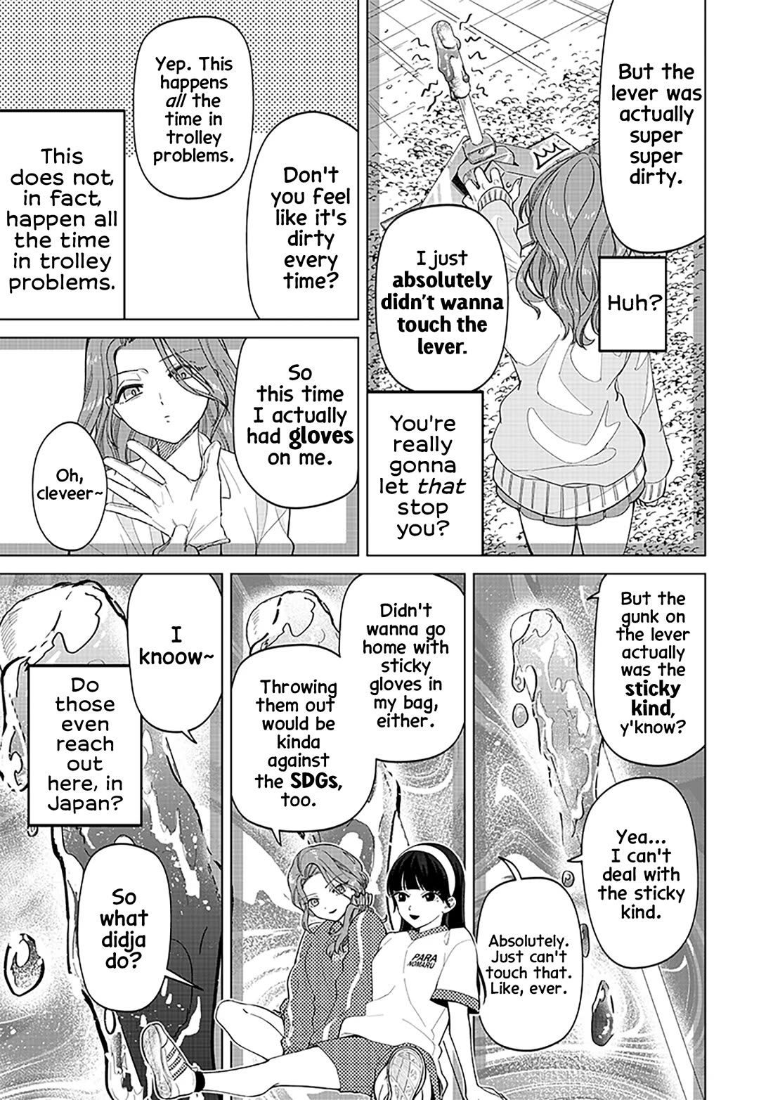 The Gals Who Always Say Insane Things: My Daily Life at a Private Paranormal High School Chapter 8 page 5 - Chapter 8: Solving consecutively kinda deal