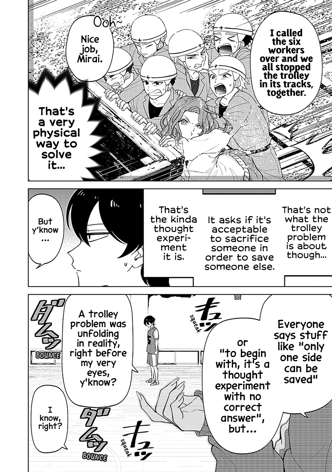 The Gals Who Always Say Insane Things: My Daily Life at a Private Paranormal High School Chapter 8 page 6 - Chapter 8: Solving consecutively kinda deal