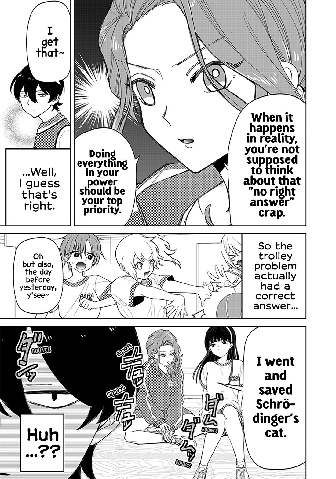 The Gals Who Always Say Insane Things: My Daily Life at a Private Paranormal High School Chapter 8 page 7 - Chapter 8: Solving consecutively kinda deal
