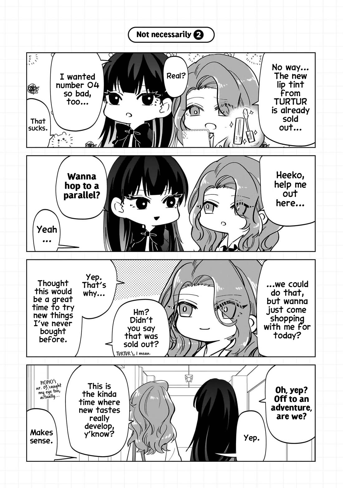 The Gals Who Always Say Insane Things: My Daily Life at a Private Paranormal High School Chapter 9.5 page 14 - Chapter 9.5: Volume 1 Extras