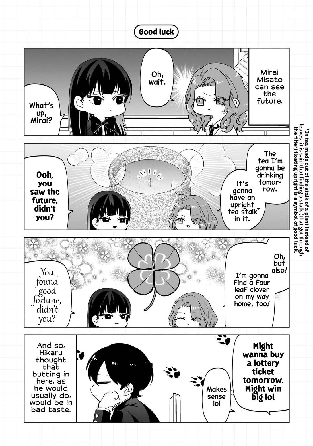 The Gals Who Always Say Insane Things: My Daily Life at a Private Paranormal High School Chapter 9.5 page 6 - Chapter 9.5: Volume 1 Extras