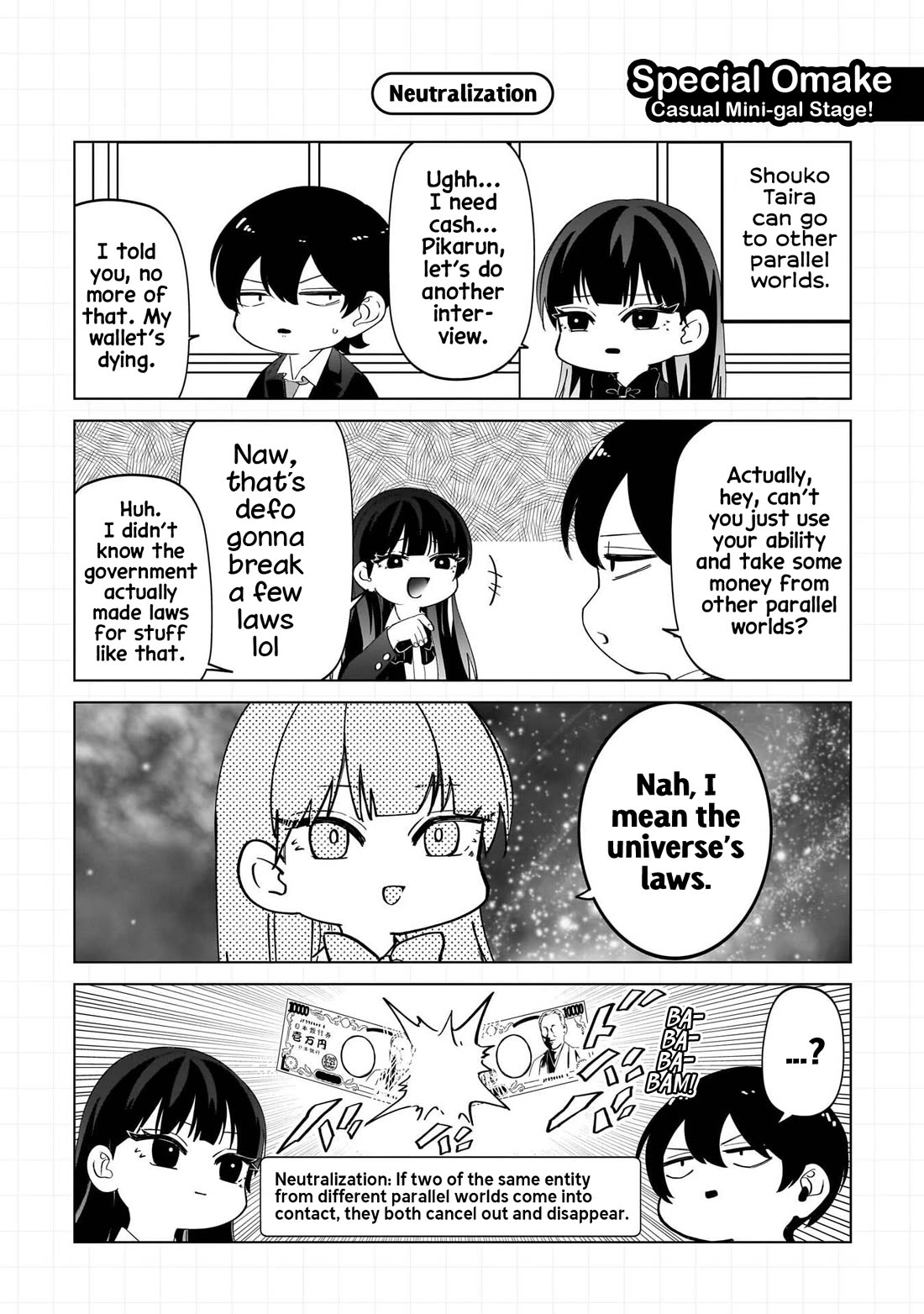 The Gals Who Always Say Insane Things: My Daily Life at a Private Paranormal High School Chapter 9.5 page 7 - Chapter 9.5: Volume 1 Extras