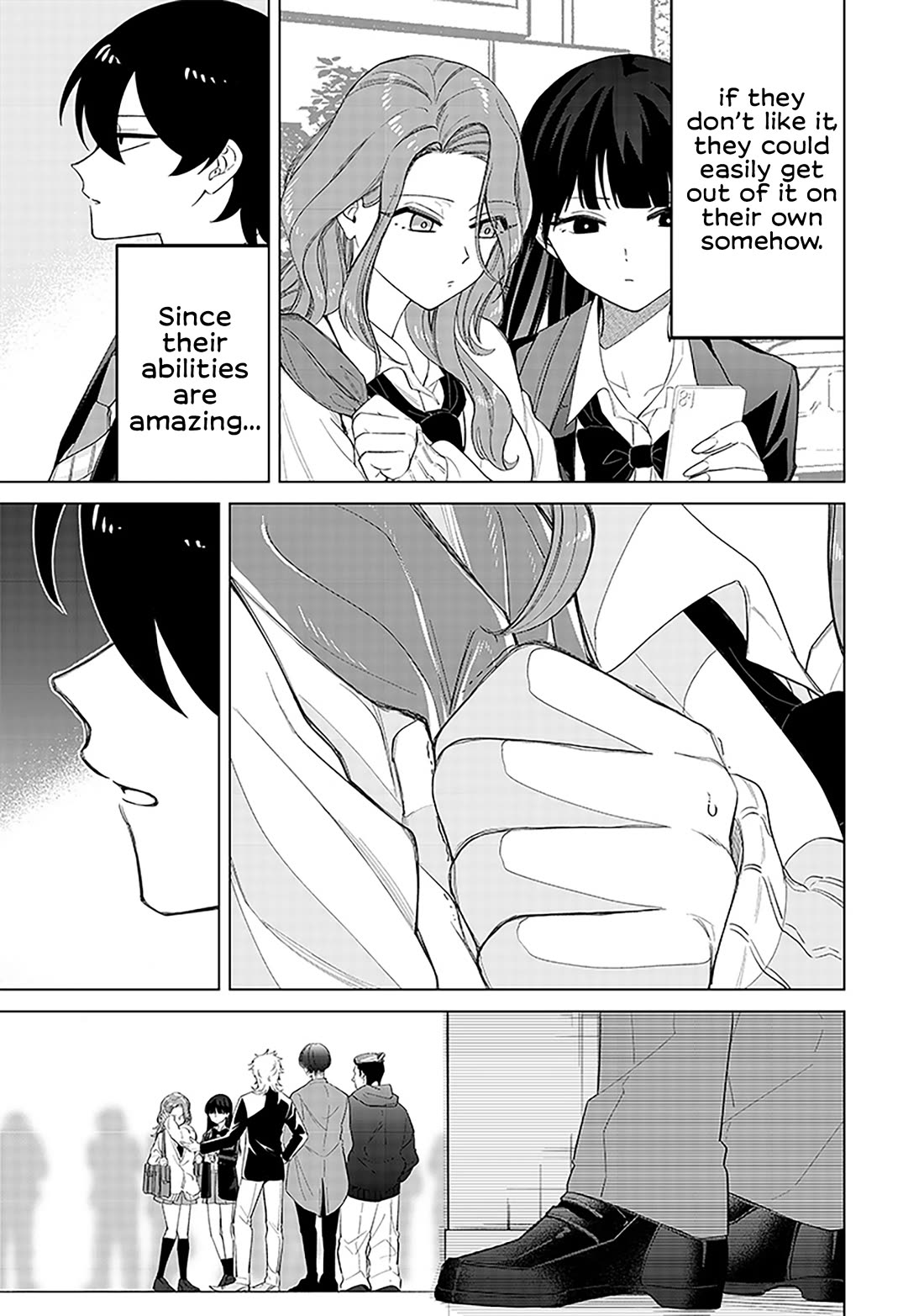 The Gals Who Always Say Insane Things: My Daily Life at a Private Paranormal High School Chapter 9 page 13 - Chapter 9: Shining a little kinda deal