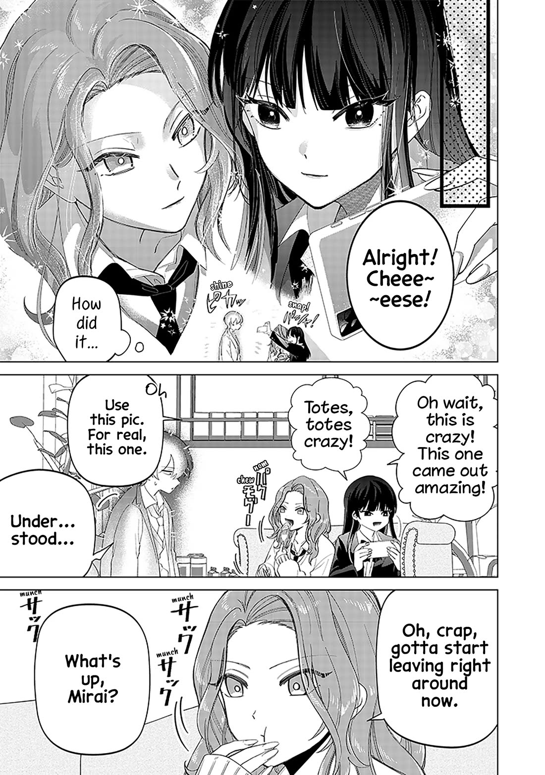 The Gals Who Always Say Insane Things: My Daily Life at a Private Paranormal High School Chapter 9 page 19 - Chapter 9: Shining a little kinda deal