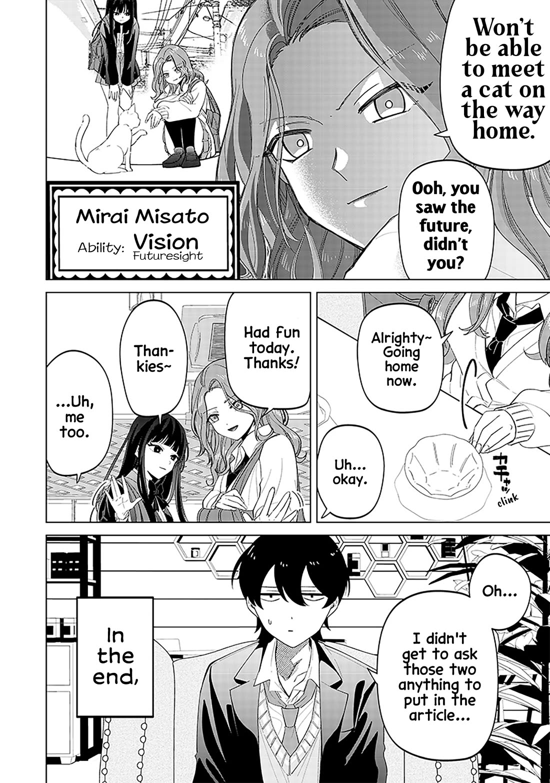 The Gals Who Always Say Insane Things: My Daily Life at a Private Paranormal High School Chapter 9 page 20 - Chapter 9: Shining a little kinda deal
