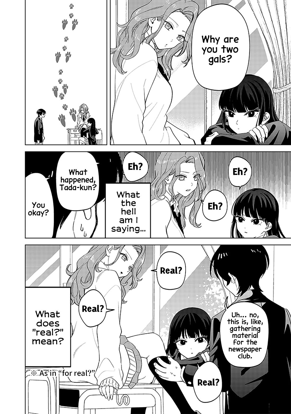 The Gals Who Always Say Insane Things: My Daily Life at a Private Paranormal High School Chapter 9 page 6 - Chapter 9: Shining a little kinda deal